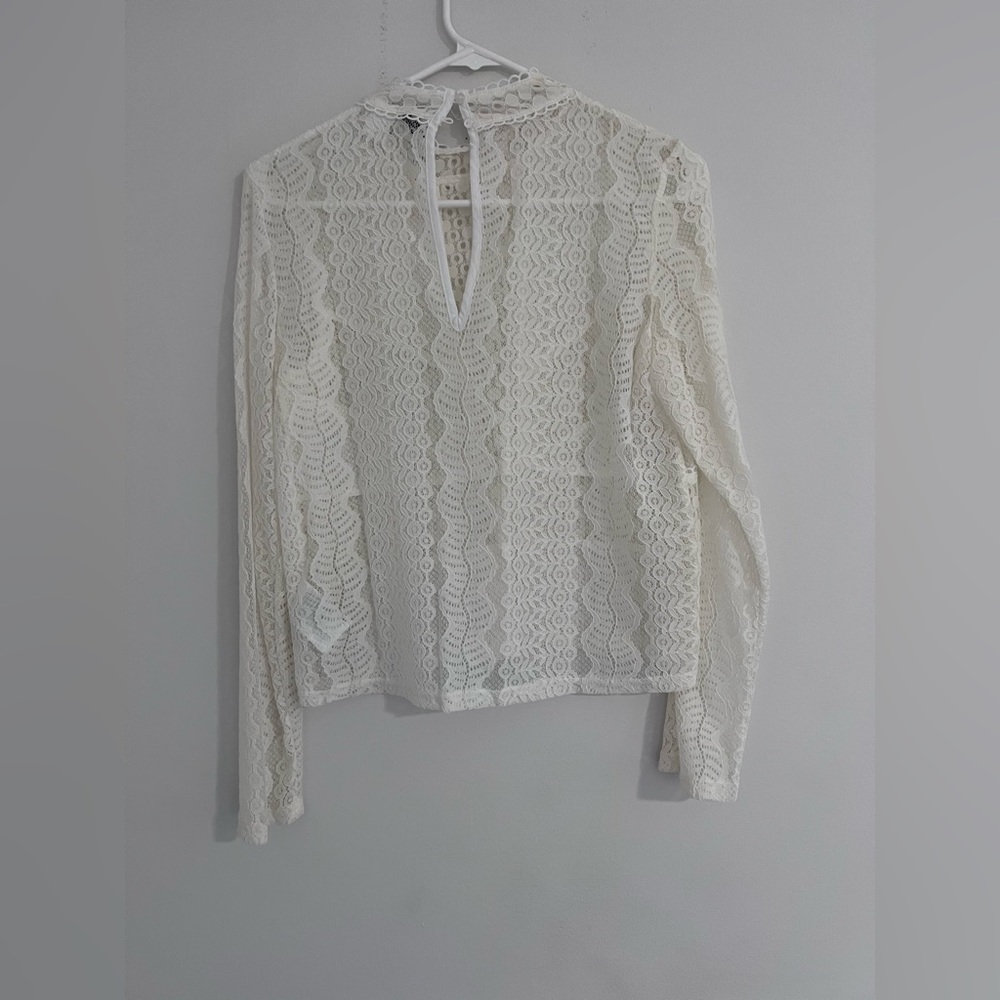 White Lace Blouse